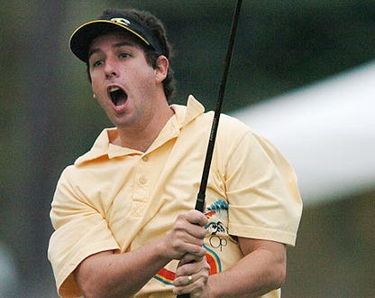 Adam Sandler - The Pro-Am event at the 2004 Sony Open in Hawaii, January 14, 2004