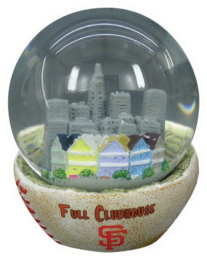 "Full Clubhouse" snow globe