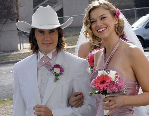 Friday Night Lights - Season 3 - "Tomorrow's Blues" - Taylor Kitsch as Tim Riggins and Adrianne Palicki as Tyra Collette