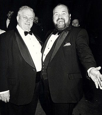Charles Durning and Dom DeLuise - 10th Annual People's Choice Awards party, Beverly Hills, CA, March 15, 1984