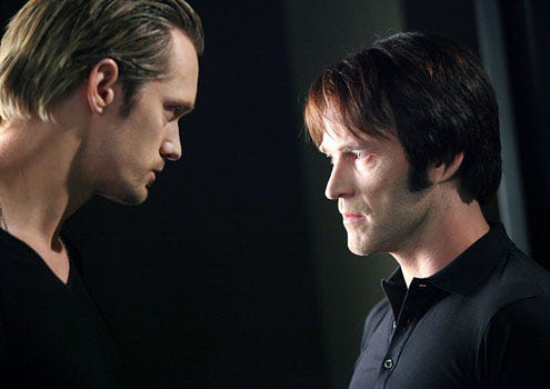 True Blood - Season 2 - Alexander Skarsgard as Eric and Stephen Moyer as Bill