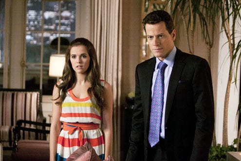 Ringer - Season 1 - ""Oh Gawd. There's Two of Them?" - Zoey Deutch as Juliet and Ioan Gruffudd as Andrew Martin