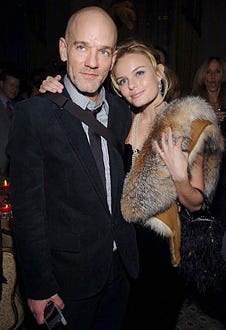 Michael Stipe and Kate Bosworth - "Beyond The Sea" New York premiere after party, December 8, 2004