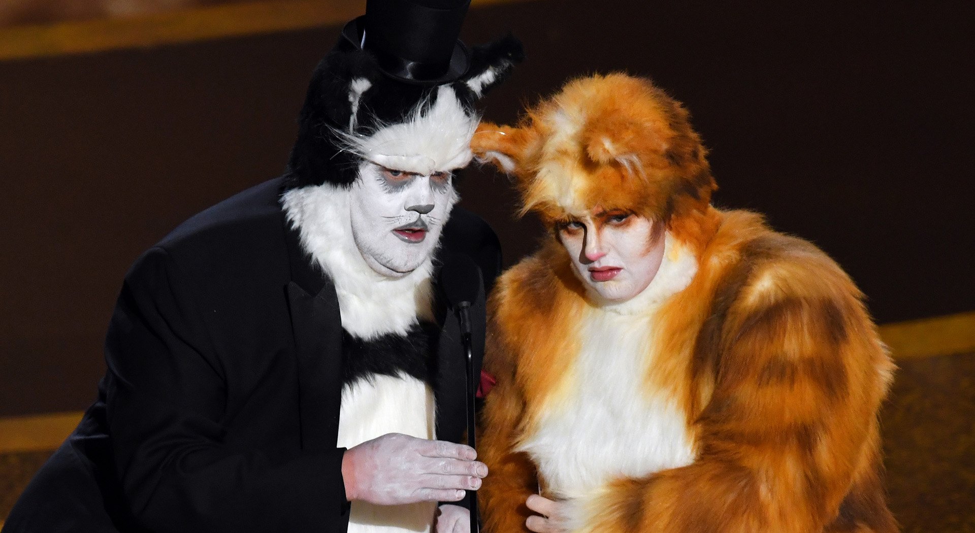 James Corden and Rebel Wilson, 2020 Oscars