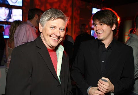 Dave Foley and Jason Ritter - Entertainment Weekly's Pre-Emmy party, Aug. 2006
