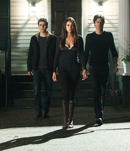 The Vampire Diaries - Season 4 - "Stand by Me" - Paul Wesley, Nina Dobrev and Ian Somerhalder