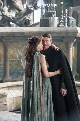 Game of Thrones - Season 4 - "First of His Name" - Kate Dickie and Aidan Gillen