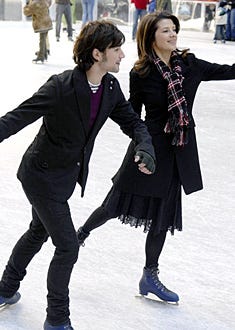 Matt Dallas and Daphne Zuniga - ABC Family Stars Celebrate the "25 Days of Christmas" Winter Wonderland - 2006