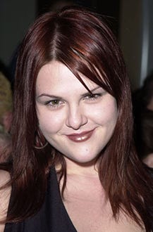 Sara Rue - WB Network All Star party, January 6, 2001