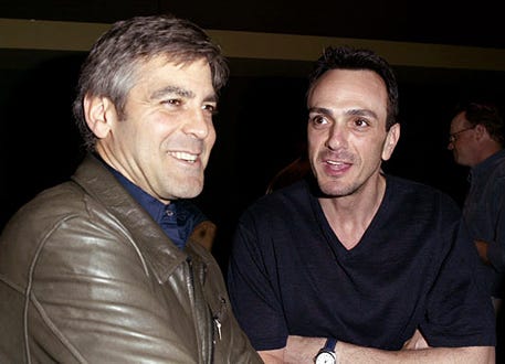 George Clooney and Hank Azaria - The "Nobody's Perfect" premiere, February 19, 2004