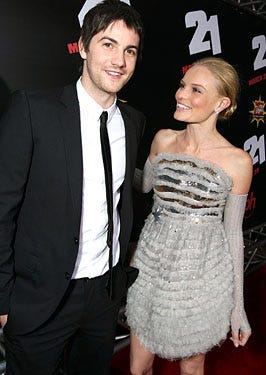 Jim Sturgess and Kate Bosworth - "21" premiere, March 12, 2008