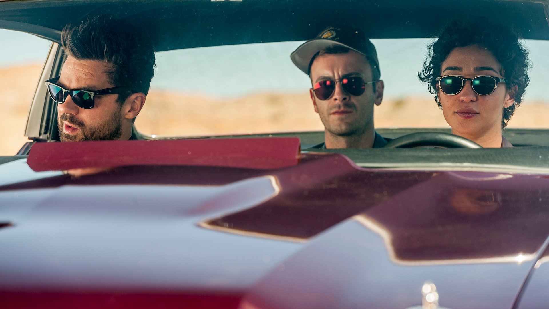 Dominic Cooper, Joseph Gilgun and Ruth Negga, Preacher