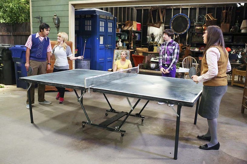 The Big Bang Theory - Season 8 - "The Skywalker Incursion"- Kunal Nayyar, Meilssa Rauch, Kaley Cuoco-Sweeting, Simon Helberg and Mayim Bialik