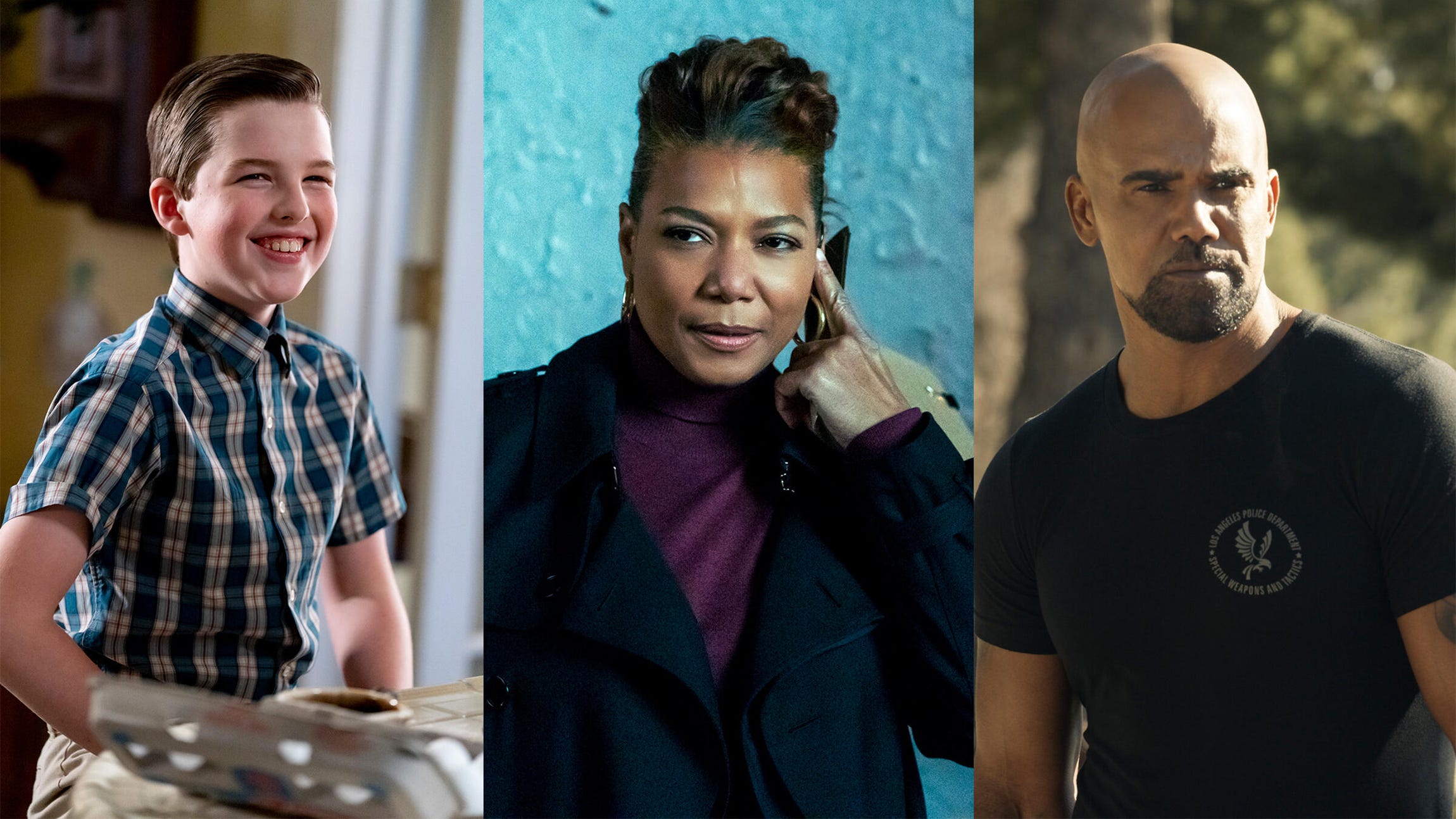 Iain Armitage, Young Sheldon/ Queen Latifah, The Equalizer/ Shemar Moore, S.W.A.T.