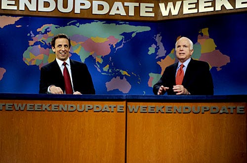 Saturday Night Live - Air Date Nov. 1, 2008 - Seth Meyers, Senator John McCain