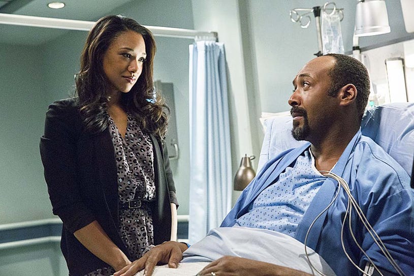 The Flash - Season 1 - "Things You Can't Outrun" - Candice Patton and Jesse L. Martin