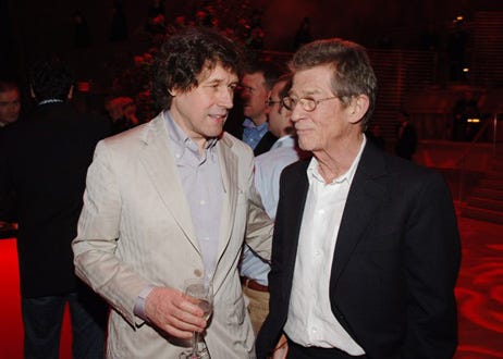 Stephen Rea and John Hurt - "V For Vendetta" New York City premiere after party, March 2006