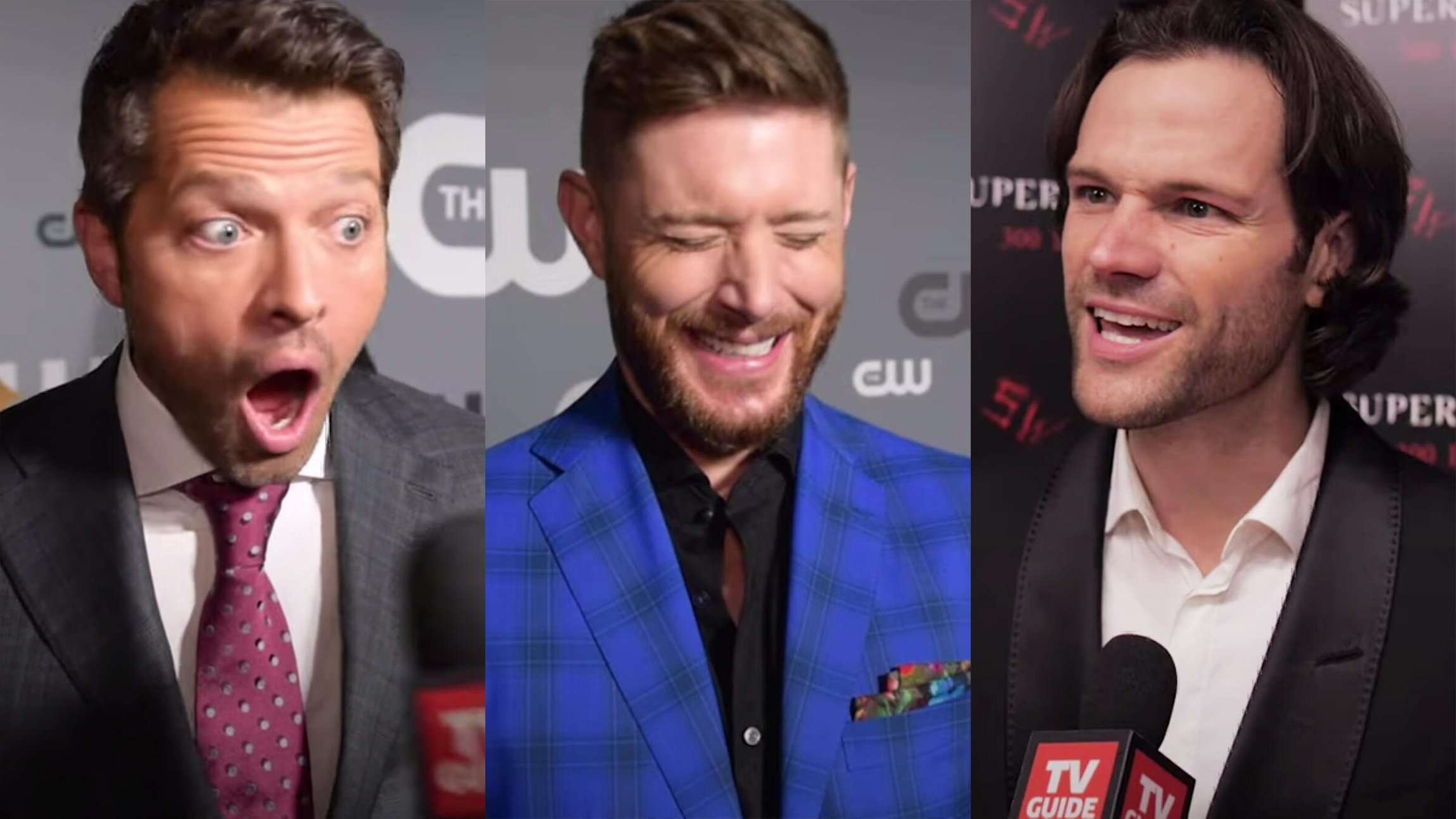 Misha Collins, Jensen Ackles, and Jared Padalecki