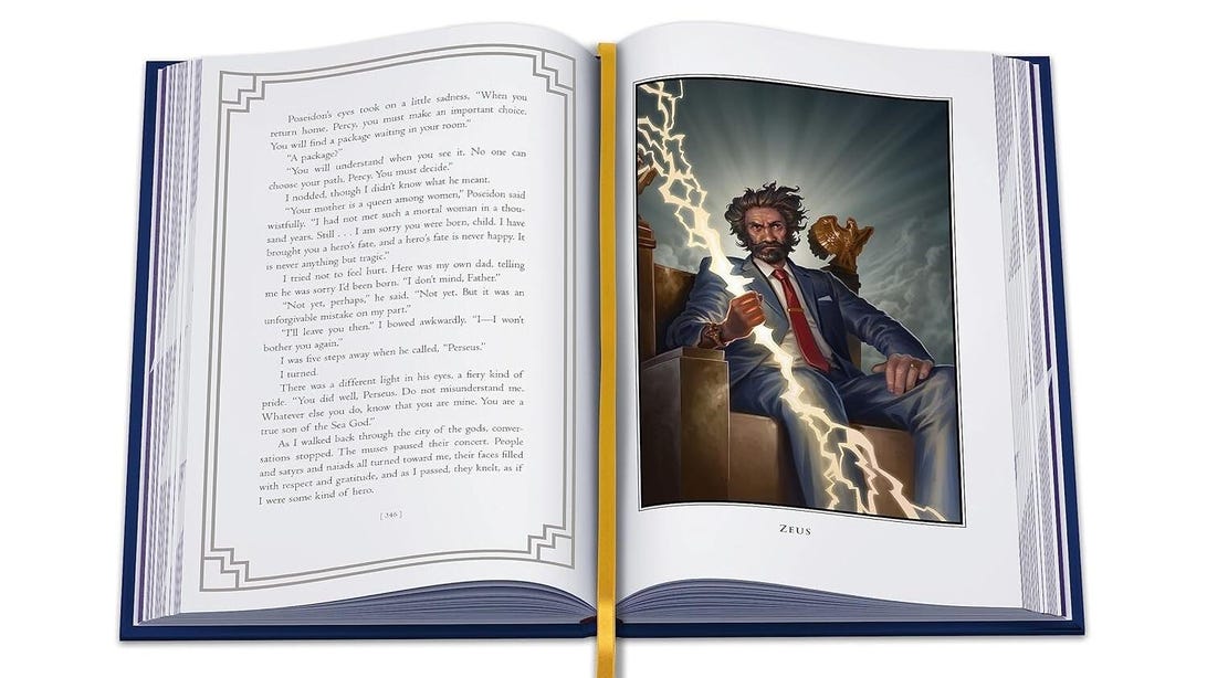 Percy Jackson Collector's Edition Book on Sale for Great Price After Disney+ Finale