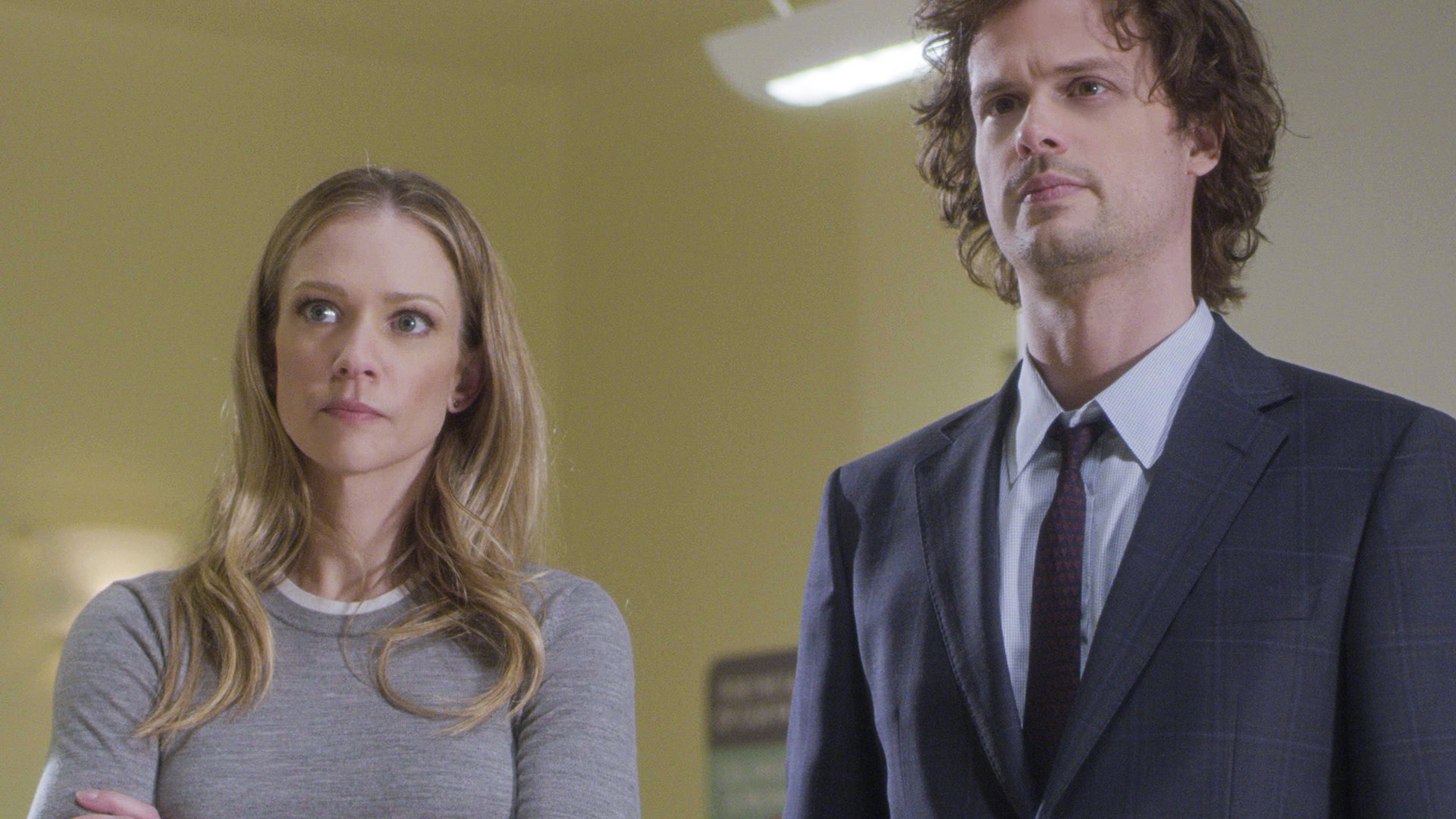 A.J. Cook and Matthew Gray Gubler, Criminal Minds
