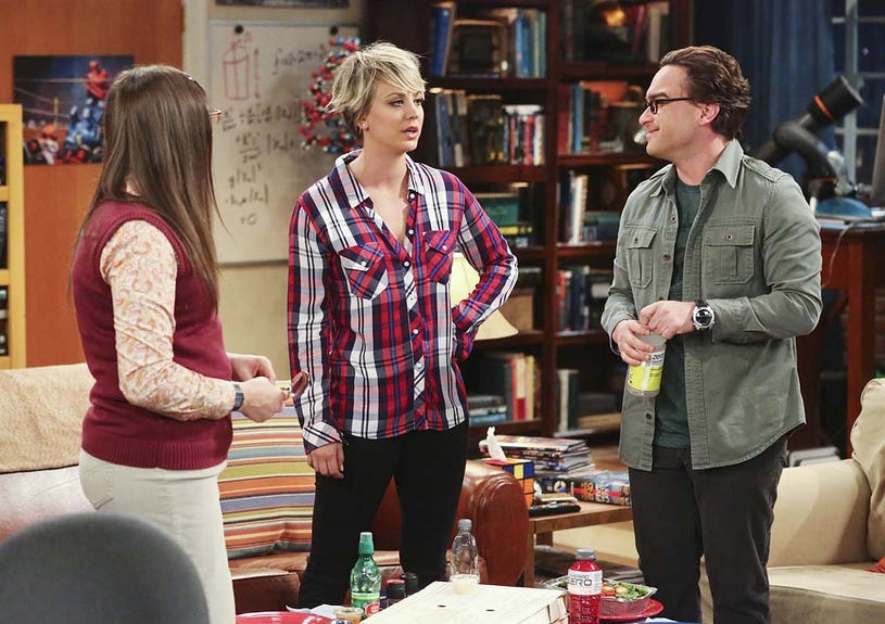 The Big Bang Theory - Season 8 - "The Skywalker Incursion"- Mayim Bialik, Kaley Cuoco-Sweeting and Johnny Galecki