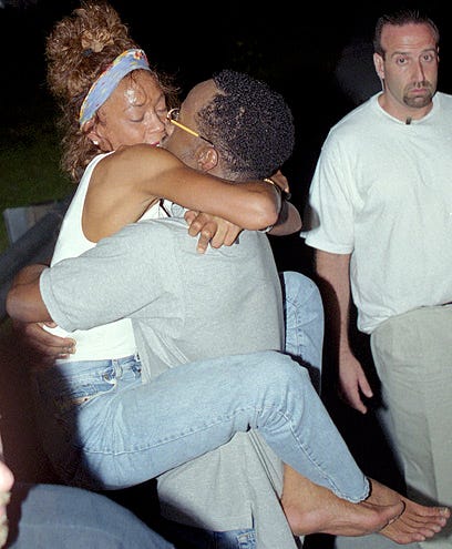 Whitney Houston - Whitney Houston and Bobby Brown are sighted after Bobby's release from jail on July 7, 2000 at the Fort Lauderdale Jail, Fort Lauderdale, Florida.
