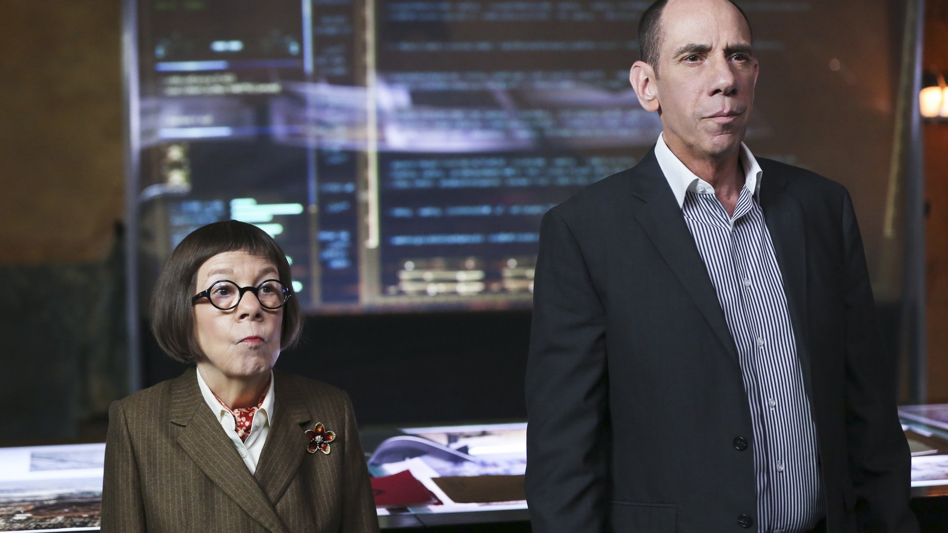 Linda Hunt, Miguel Ferrer, NCIS: LA