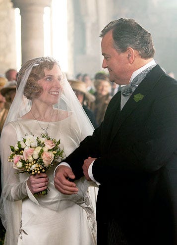 Downton Abbey - Season 3 - Laura Carmichael and Hugh Bonneville