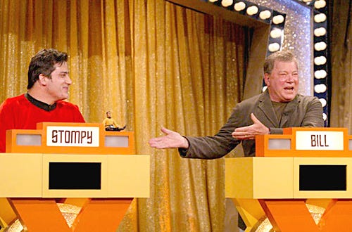 Stompy and William Shatner - "Jimmy Kimmel Live" show on ABC, March 11, 2005