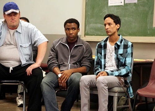 Community - Season 1 - "Social Psychology" - Donald Glover as Troy, Danny Pudi as Abed