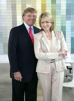 The Apprentice: Martha Stewart - Donald Trump and Martha Stewart