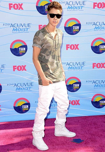 Justin Bieber - 2012 Teen Choice Awards in Universal City, California, July 22, 2012
