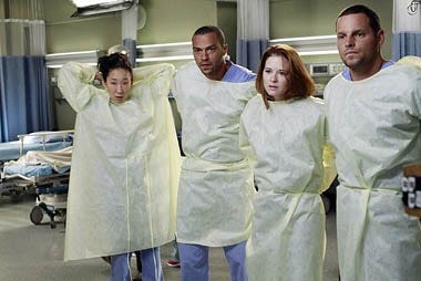 Grey's Anatomy - Season 8 - "She's Gone" - Sandra Oh, Jesse Williams, Sarah Drew, Justin Chambers