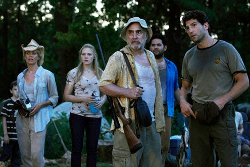 The Walking Dead - Season 1- "Vatos" - Chandler Riggs, Laurie Holden, Emma Bell, Jeffrey DeMunn, Juan Gabriel Pareja and Jon Bernthal
