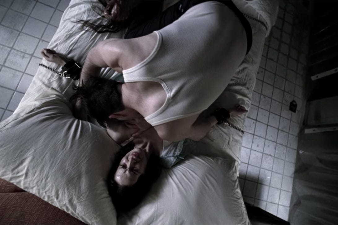Zachary Quinto and Sarah Paulson, American Horror Story: Asylum