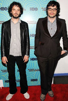 Bret McKenzie and Jemaine Clement - The "Flight of the Conchords" season 2 viewing party in New York City, January 26, 2009