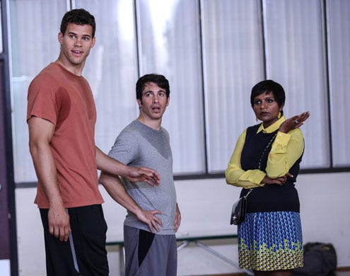 The Mindy Project - Season 2 - "The Other Dr. L" - Kris Humphries, Chris Messina, Mindy Kaling