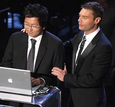 Masi Oka and Host Ryan Seacrest - The 59th Annual Primetime Emmy Awards, September 16, 2007