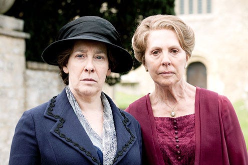 Downton Abbey - Season 3 - Phyllis Logan and Penelope Wilton
