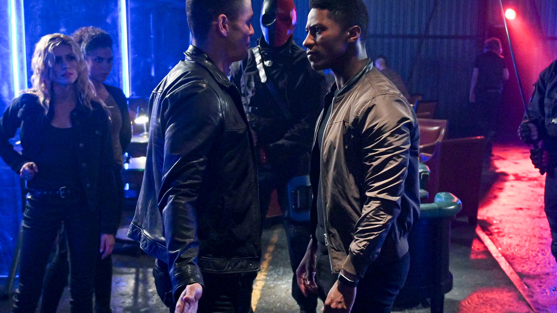 Charlie Barnett and Joseph David-Jones, Arrow