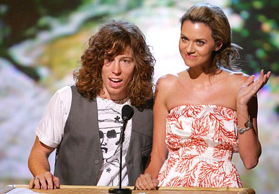 Shaun White and Hilarie Burton - Teen Choice Awards - Aug. 2006