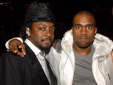 Wyclef Jean and Kanye West - 2007 Grammy Awards