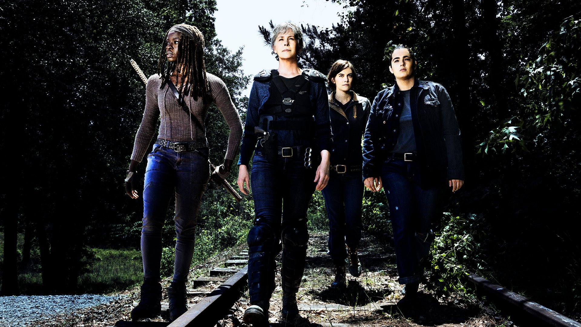 Danai Gurira, Melissa McBride, Lauren Cohan and Alanna Masterson, The Walking Dead