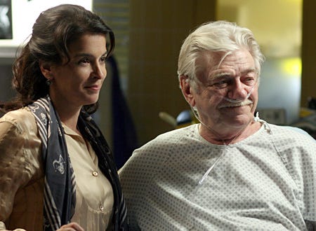 ER - "Photographs and Memories" - Annabella Sciorra as Diana Moore, Seymour Cassel as Alfred Gower