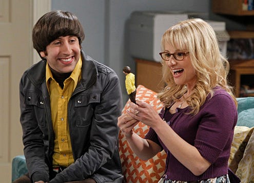 The Big Bang Theory - Season 6 - "The Cooper/Kripke Inversion" - Simon Helberg, Melissa Rauch