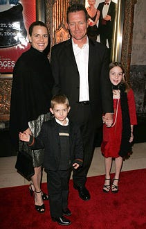Robert Patrick and family - Irving Berlin's "White Christmas" Los Angeles Opening