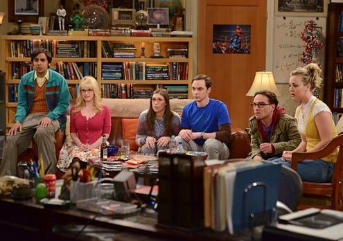 The Big Bang Theory - Season 5 - "The Countdown Reflection" - Kunal Nayyar, Melissa Rauch, Mayim Bialik, Jim Parsons, Johnny Galecki, Kaley Cuoco