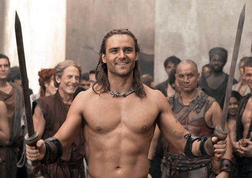 Spartacus: Gods of the Arena - Dustin Clare as Gannicus