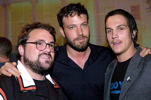 Kevin Smith, Ben Affleck and Jason Mewes - "The Bourne Supremacy" World Premiere - July 2004