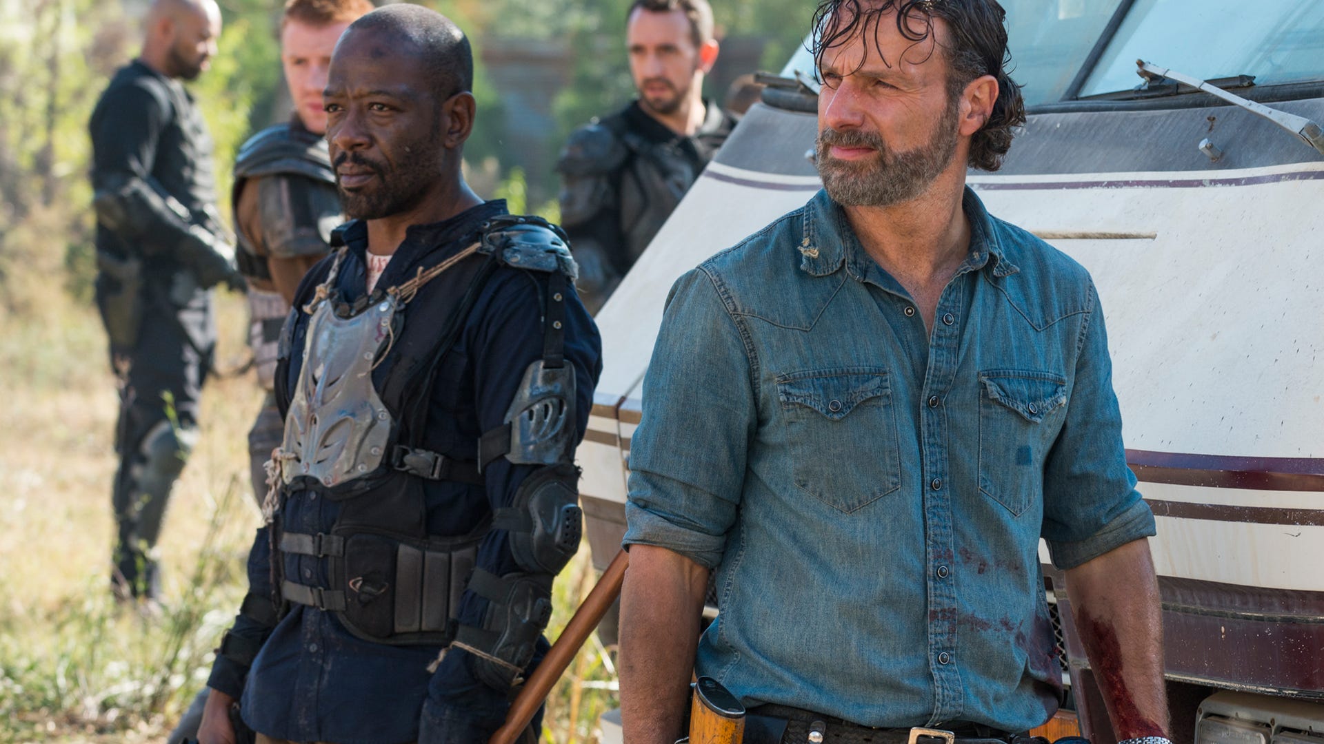 Lennie James, Andrew Lincoln; The Walking Dead